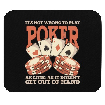 Discover Poker Casino Poker Player Gambling Roulette Mouse Pads