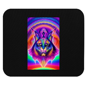 Discover mystical cat Mouse Pads