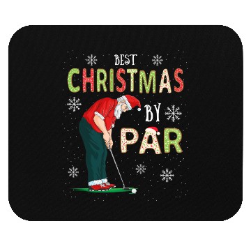 Discover Golf Santa Claus Pun Golfer Gift Golfing Mouse Pads