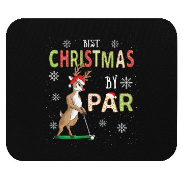 Discover Golf Reindeer Pun Golfer Christmas Golfing Mouse Pads