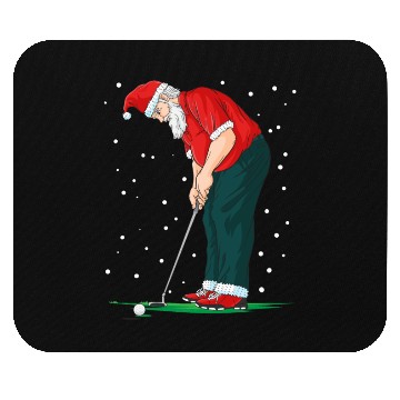 Discover Golf Santa Claus Pun Golfer Gift Golfing Mouse Pads