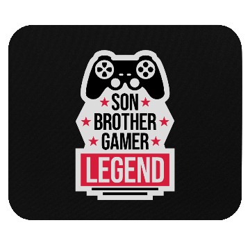 Discover son brother gamer legend Mouse Pads