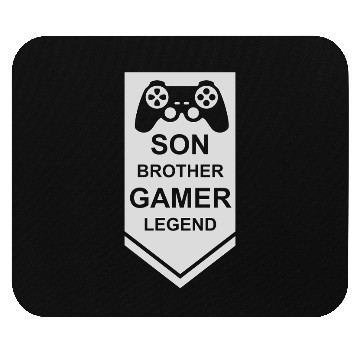 Discover son brother gamer legend Mouse Pads