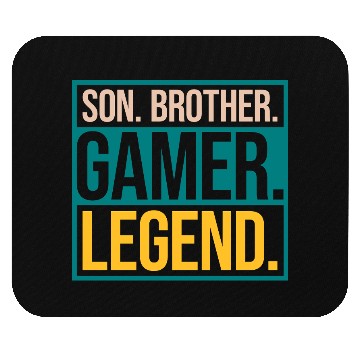 Discover son brother gamer legend Mouse Pads