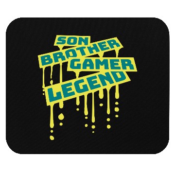 Discover son brother gamer legend Mouse Pads