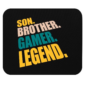 Discover son brother gamer legend Mouse Pads