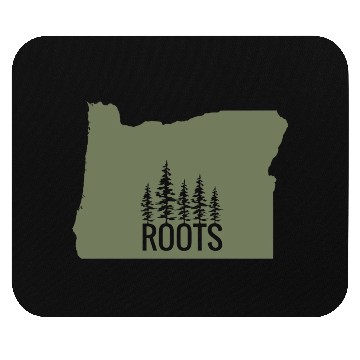 Discover Oregon State Roots Green Mouse Pads