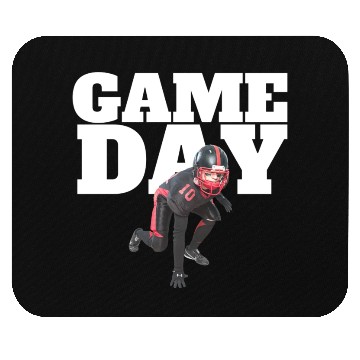 Discover Game Day , Football Mouse Pads Sunday Funday Mouse Pads