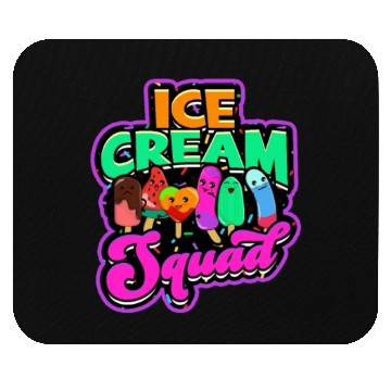 Discover Ice Cream Squad - ice cream Mouse Pads