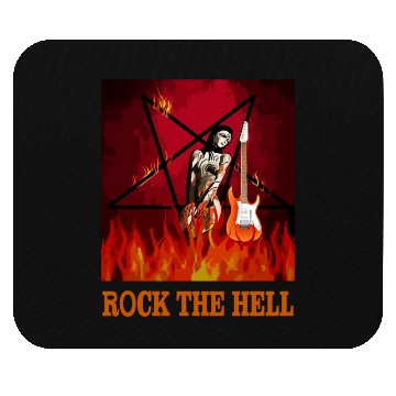 Discover ROCK THE HELL Mouse Pads
