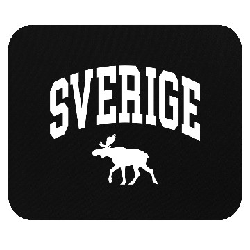 Discover Sweden Moose Mouse Pads