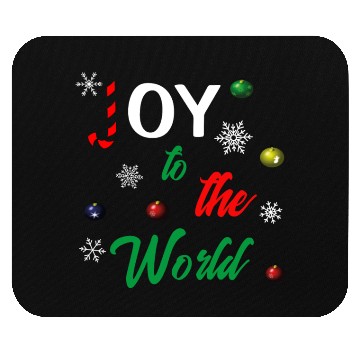 Discover Joy to the world Mouse Pads