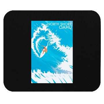 Discover North Shore Surfrider Mouse Pads