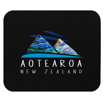 Discover NEW ZEALAND MOUNTAINS PAUA Mouse Pads