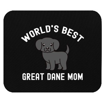 Discover World's Best Great Dane Mom Mouse Pads