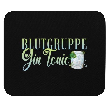 Discover Blutgruppe Gin Tonic Cocktail Bartender Mouse Pads