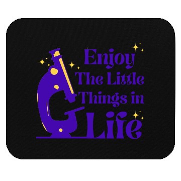 Discover funny microscope, microbiologists biology nerd Mouse Pads