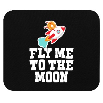 Discover fly to the moon Mouse Pads