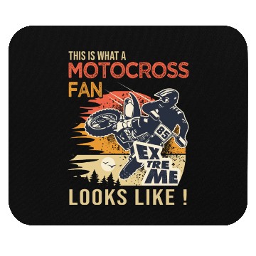 Discover moto motocross fan looks like moto cross Mouse Pads
