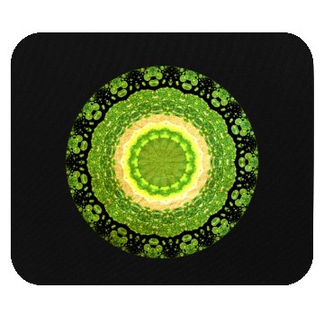 Discover Green Yellow Sun Mouse Pads