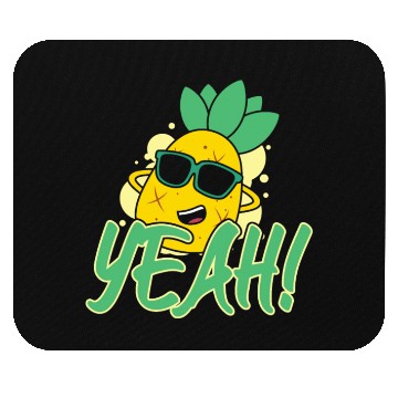 Discover Yeah Relaxed Chill Pineapple Mouse Pads