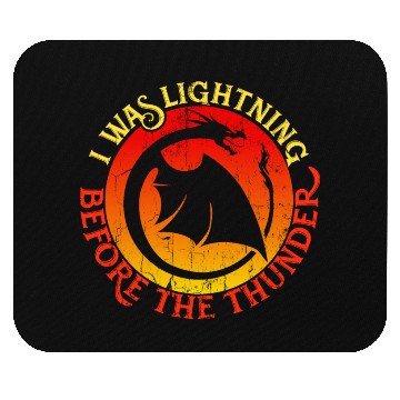 Discover I Was Lightning Before the Thunder, Dragon Lover Mouse Pads