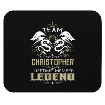 Discover Christopher Name Mouse Pads - Christopher Dragon Life