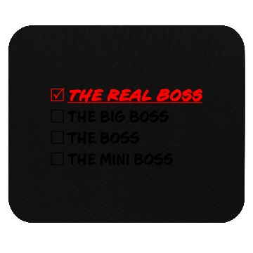 Discover THE REAL BOSS Mouse Pads