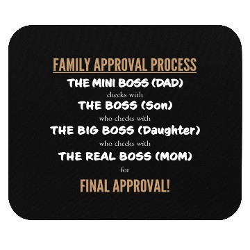 Discover FAMILY APPROVAL PROCESS Mouse Pads