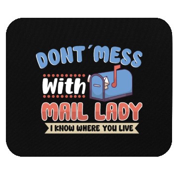 Discover Postal Worker Mail Lady Mail Carrier Postal Mouse Pads