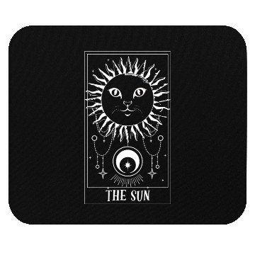 Discover The Sun Tarot Card Funny Cat Tarot Card For Tarot Mouse Pads