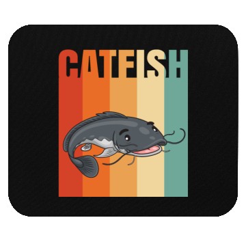 Discover Retro Catfish Mouse Pads