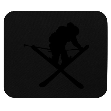 Discover Skiing, Skier, Freestyle Ski Mouse Pads