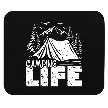 Discover Camping Life Mouse Pads