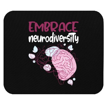 Discover embrace neurodiversity - Embrace ADHD Autism ASD. Mouse Pads