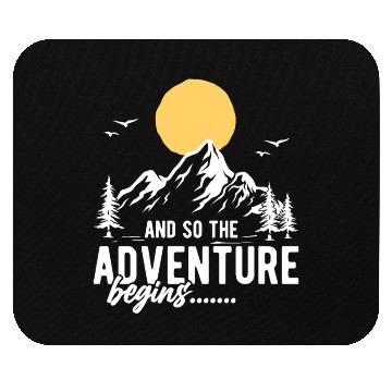 Discover And So The Adventure Begins Mouse Pads