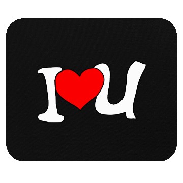 Discover I Love You Mouse Pads