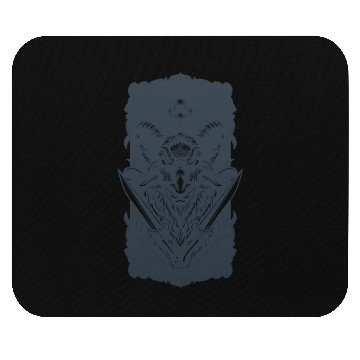 Discover The Black Goat Mouse Pads