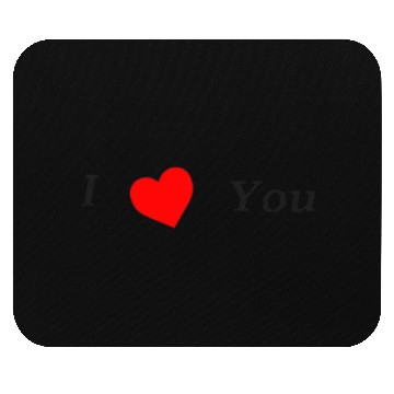 Discover I love you Mouse Pads