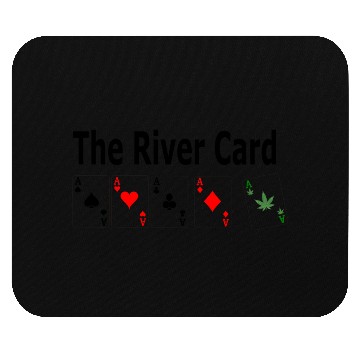 Discover the river card Mouse Pads