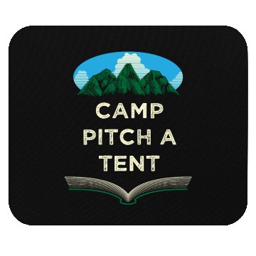 Discover Camp Pitch a Tent Summer Camping Tropical Camper W Mouse Pads