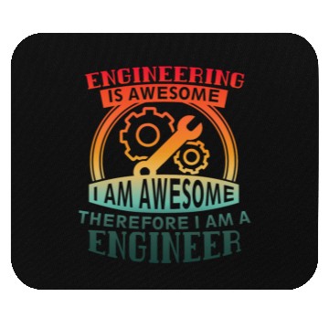 Discover Engineering Is Awesome Cool College Of Engineering Mouse Pads