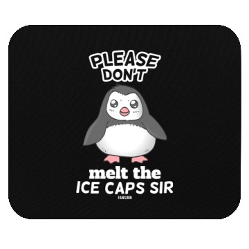 Discover Penguin on the south pole nature conservation Mouse Pads