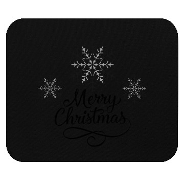 Discover snowflake Merry Christmas Mouse Pads