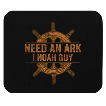 Discover Need an Ark I Noah Guy Christian Pun Mouse Pads