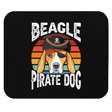 Discover Beagle Pirate Dog Mouse Pads