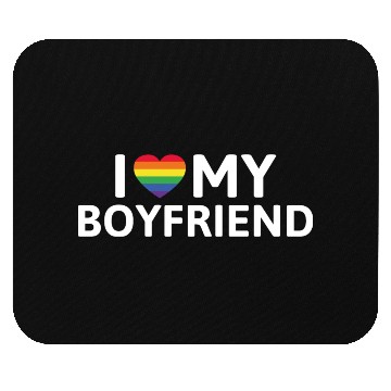 Discover I Love My Boyfriend Mouse Pads