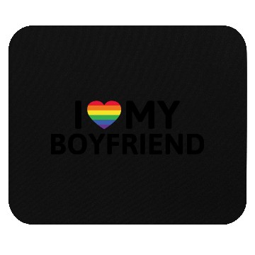 Discover I Love My Boyfriend Mouse Pads