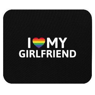 Discover I Love My Girlfriend Mouse Pads