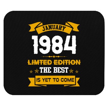 Discover January 1984 Birthday Surprise Mouse Pads